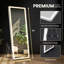 Miroir de plancher rectangulaire en métal Hameed-1299266082