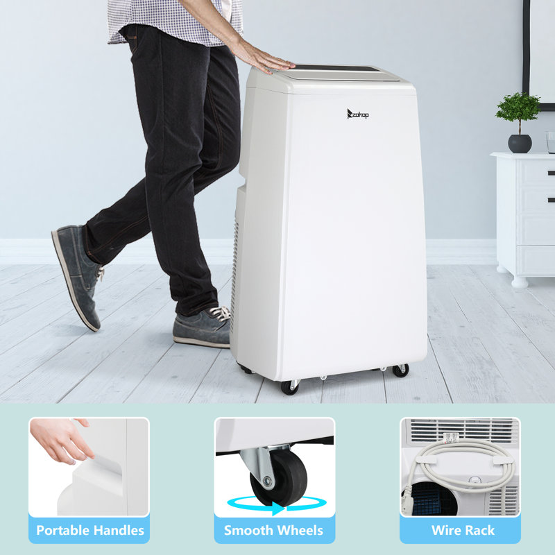Climatiseur portatif 13 000 BTU avec chauffage et télécommande
