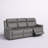 Andrew-James Upholstered 88'' Power Reclining Sofa