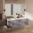 Geneva 60" Wall-Mounted Double Bathroom Vanity Set-87285961-112899376