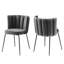 Ensemble de 2 chaises de salle à manger en velours virtu par Modway-860966602