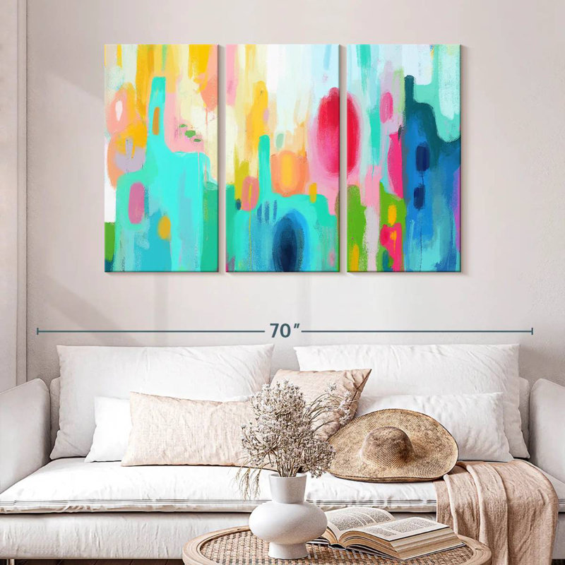 Avery Abstract Spring City, 32" H x 50" W