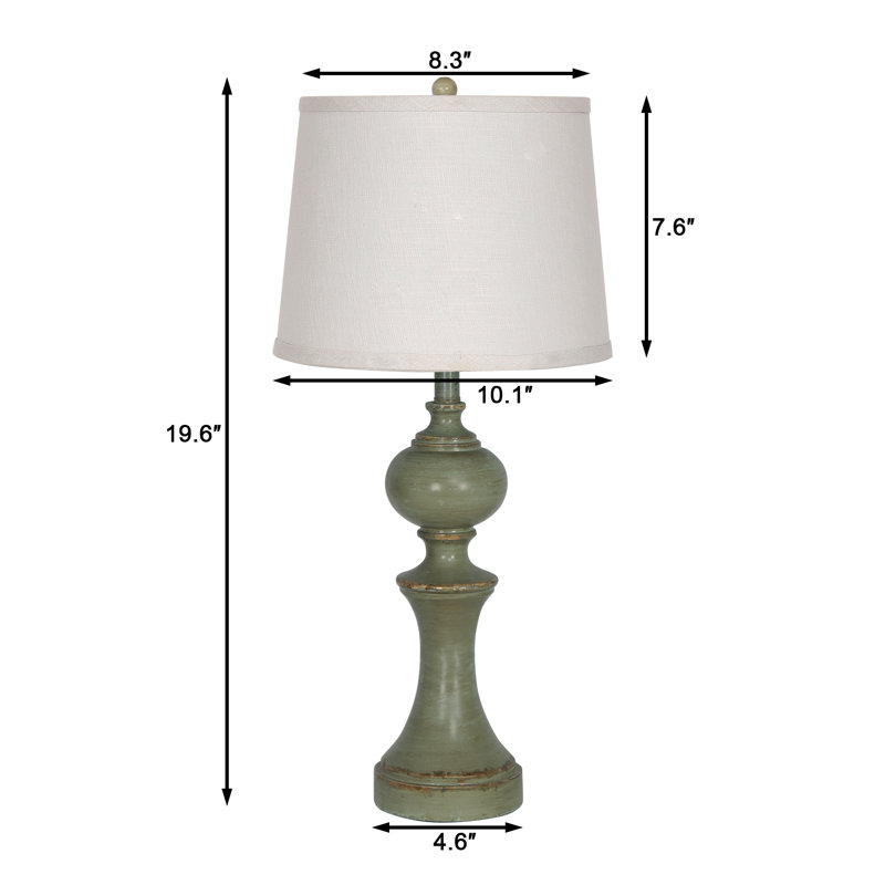 Tomisin 49.8Cm Green Beside Table Lamp Set