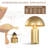 Keaten Metal Spherical lampshade Table Lamp-1580690196