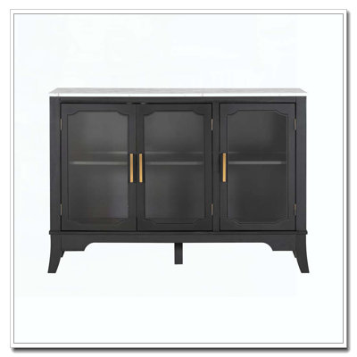 3-Door Accent Storage  Cabinet