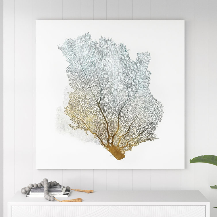 Delicate Coral I by Isabelle Z - Painting Print on Canvas