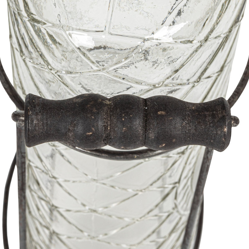Glass Table Vase, 10.5"