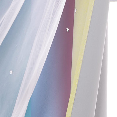 Polyester Blackout Grommet / Eyelet Curtain Pair