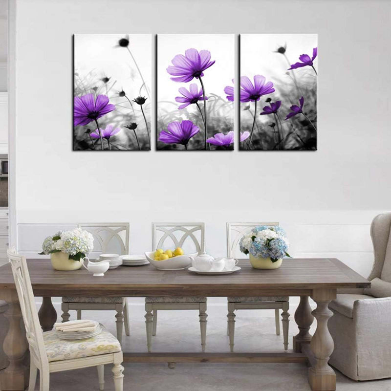 3 Piece Wrapped Canvas Print, 60 cm H x 40 cm W
