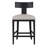Atheena Upholstered Counter Stool with Solid Wood Frame-513046778