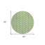 Tapis rond 8 po Ogee