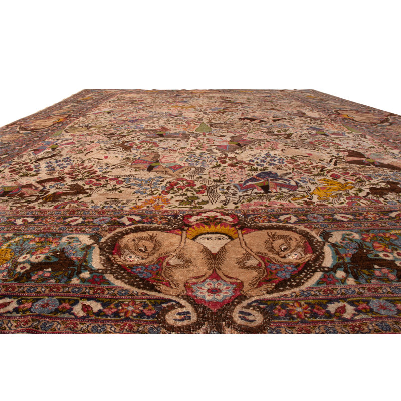 One-of-a-Kind 9'5" X 12'3" Hand Knotted Area Rug