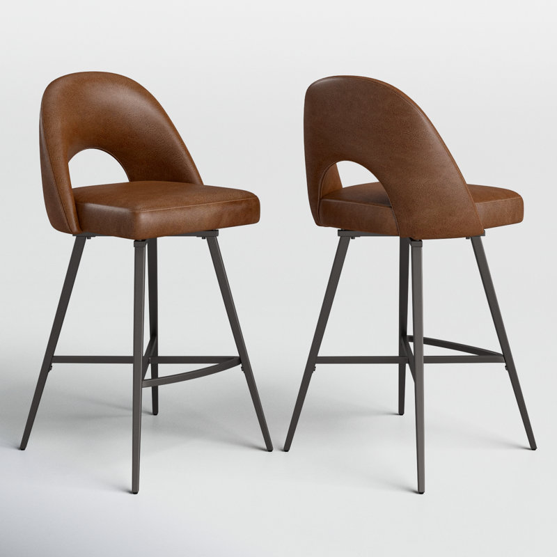 Sabine Counter Stool, Brown, Counter Stool (26" Seat Height)