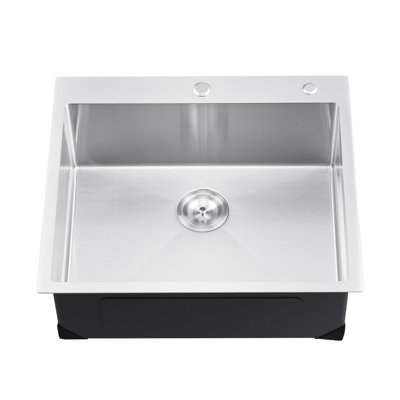 25'' L Single Bowl Stainless Steel Kitchen Sink