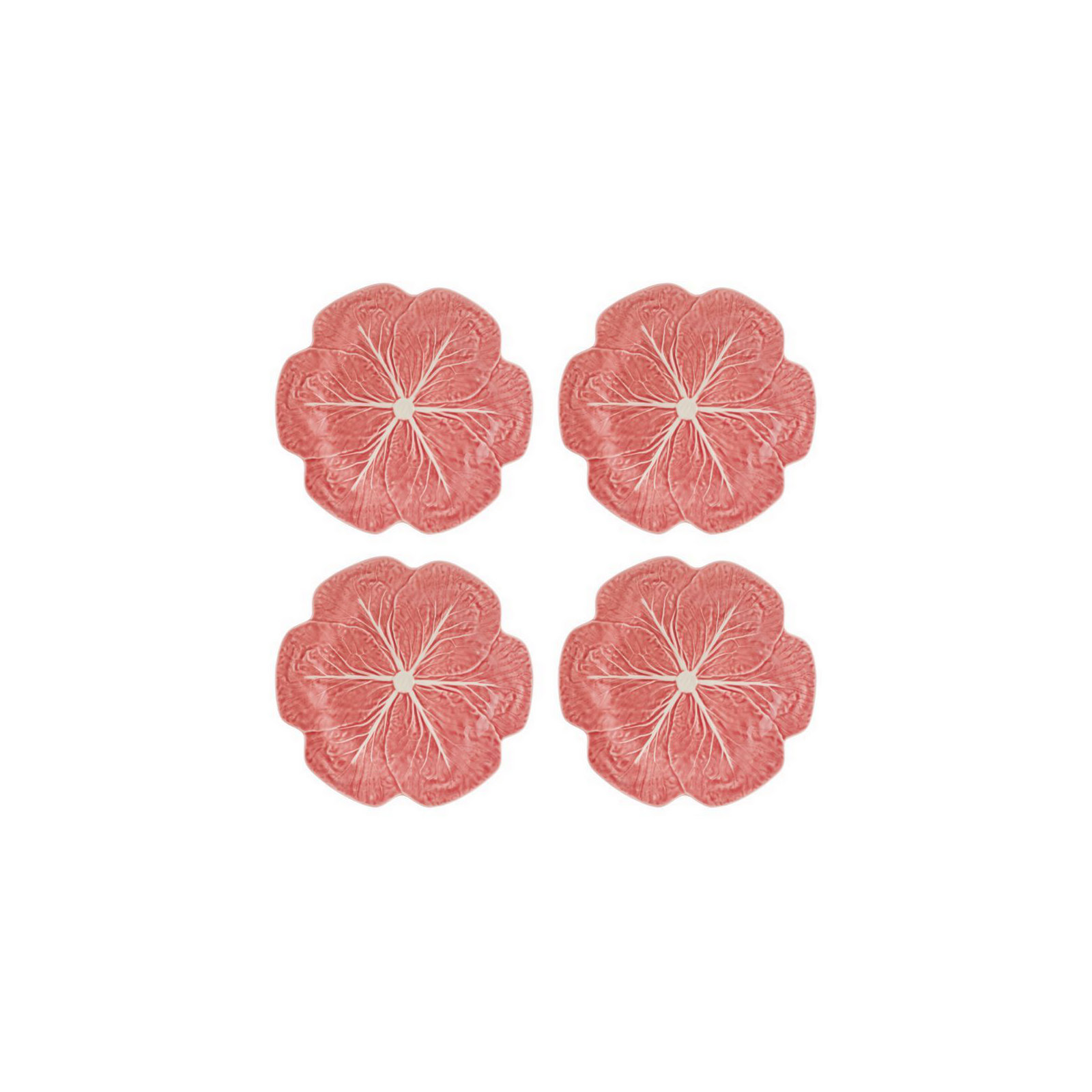 Cabbage Pink Dinner Plate 10", Set of 4