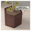 Pot à fleurs Ebern Designs Thicket Series Fiberstone en brun-60924342