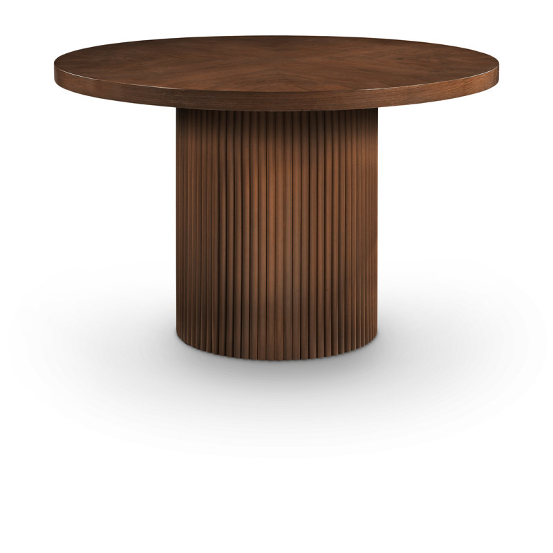 Table de salle à manger Iylan, Brun