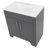 30.5" Single Bathroom Vanity With Cultured Marble Top-1654624048