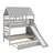 Twin Over Twin Bunk Bed With Trundle-456590455
