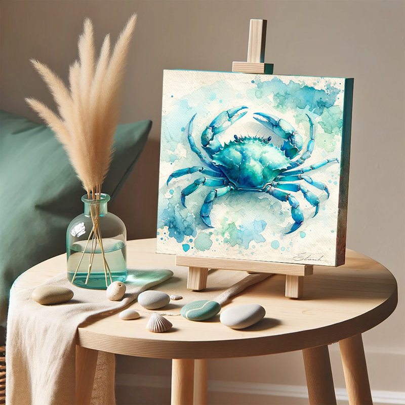Impression sur toile Seashore Sentinel, H 12 po x l 12 po x P 1 po