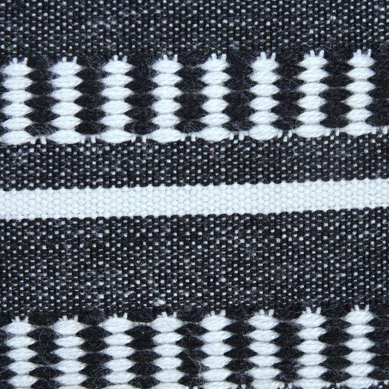 Housse et insert d'oreiller carré, Gris, Polyester/ Bourre en polyester