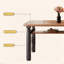 Rubber wood ripple dining table-2011829072