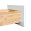 Armoire simple en bois massif à une porte pour salle de bain et cuisine, 15 po x 34,5 24 po, multifonctionnelle, durable, assemblage simple, imperméable, fermeture silencieuse, charnières à fermeture en douceur, caoutchouc