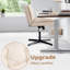Chaise de bureau avec revêtement en cuir, pivotant, hauteur réglable