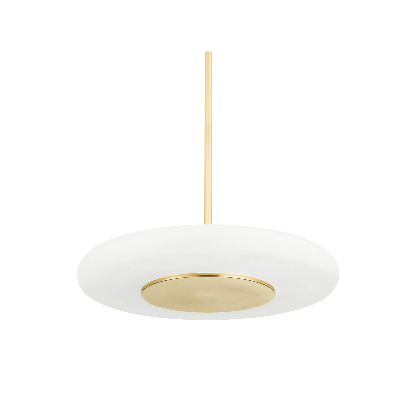 Blyford Pendant by PEMBROOKE & IVES, Aged Brass, 7.75" H x 20.75" W x 20.75" D