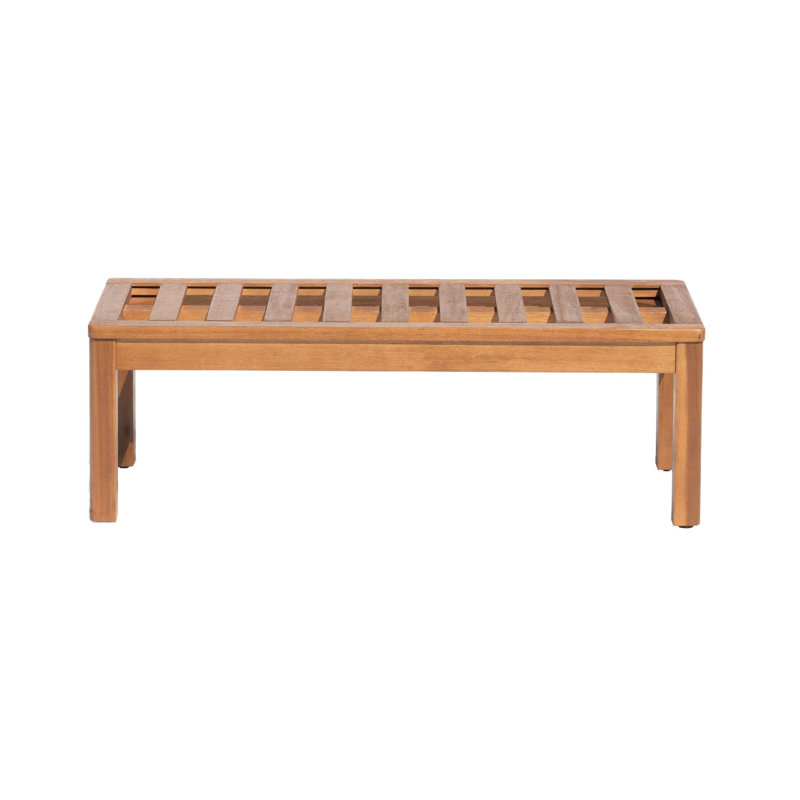 Leonetta Solid Wood 3- Person Seating Group with Cushions
