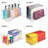 Stackable Open-Front Storage Bins - Kitchen and Pantry Organization - Storage for Snacks or Canned Goods