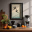 Swallows in Flight Japandi - Framed Print-1494217092-1494217098
