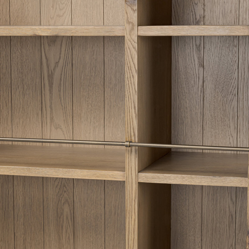 Alistair Bookcase, Worn Oak