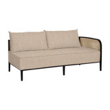Havana Cane N-Dura Resin Wicker Outdoor Right Arm Facing Sectional