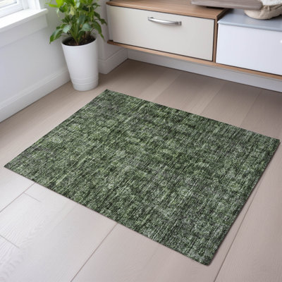 Premium Machine Washable Ducote AMF1145 Damask Rug
