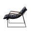 Chaise d'appoint en fer avec base luge