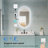 ZC-Mirror  36" H Wall Mounted Bathroom Framed LED Mirror With Memory Function-105300936-105300937