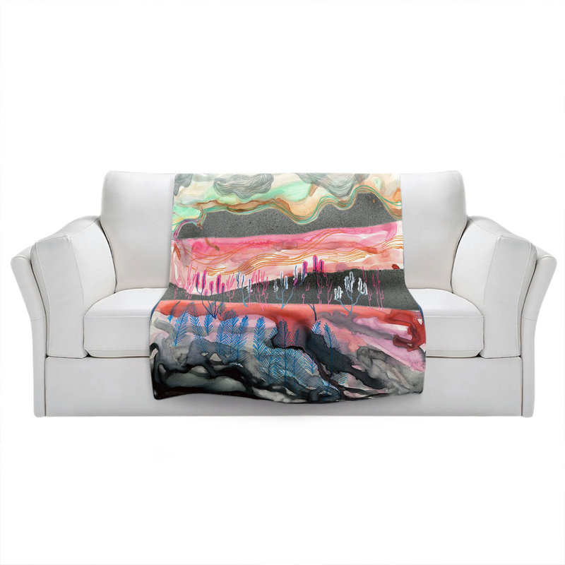 Hand Woven Throw Blanket, 68" x 80"
