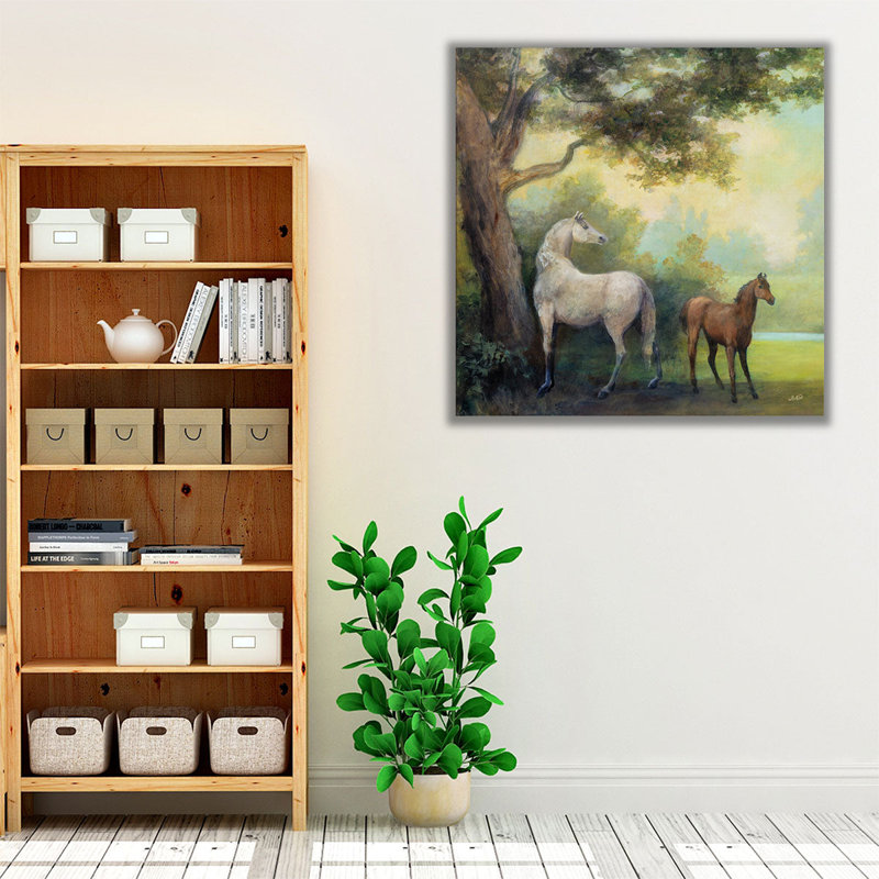«Near the pasture», reproduction d'art sur toile, H 12 po x l 12 po
