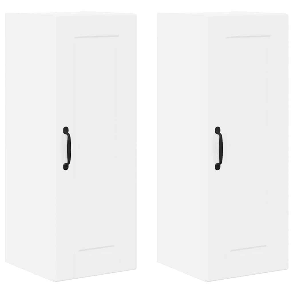 Vidaxl Kitchen Wall Cabinet 2 Pcs Concrete Grey 30 X 31 X 80 Cm