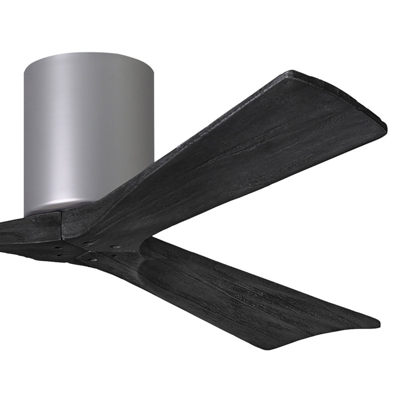 Olivier Ceiling Fan, Brushed Nickel, Matte Black, 52"