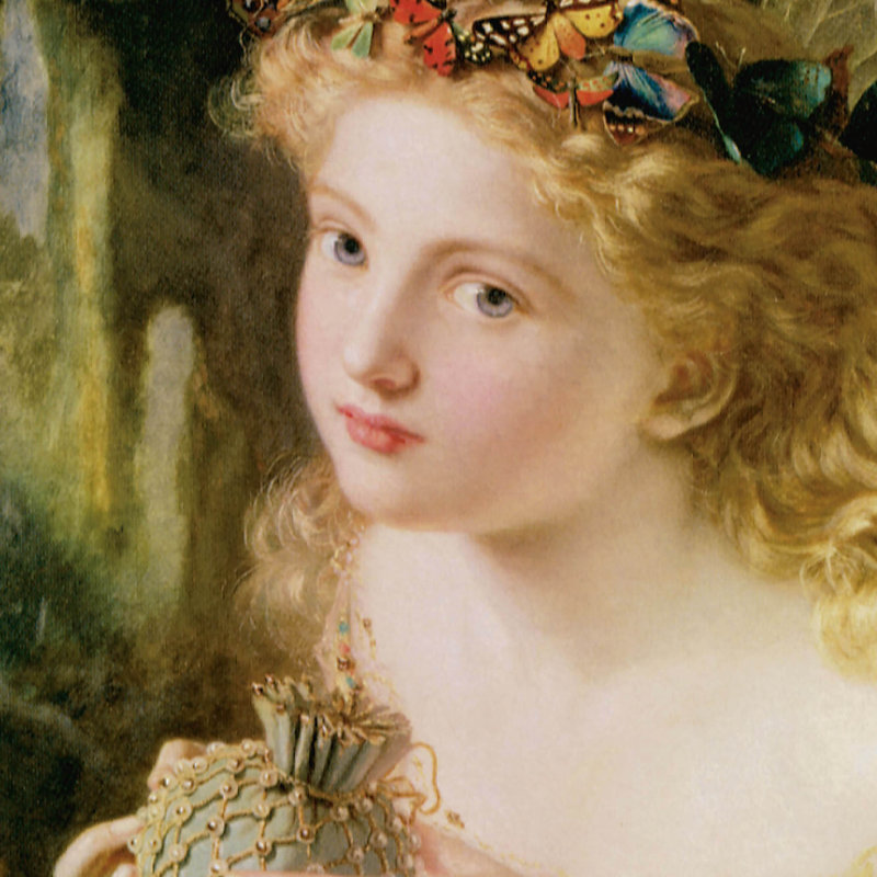 «Take the Fair Face of Woman», reproduction d'art sur toile 1870, H 16,5 po x l 15 po x P 1,75 po