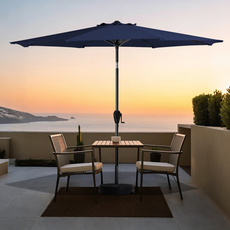 Parasol d'extérieur 90 po, Bleu marine