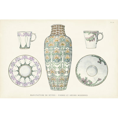 " Sevres Porcelain Collection II " by Vision Studio Painting Print