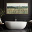 «Rustic Countryside Field Wildflowers Vintage Countryside Nature Landscape», reproduction d'art sur toile-98042346-111176176
