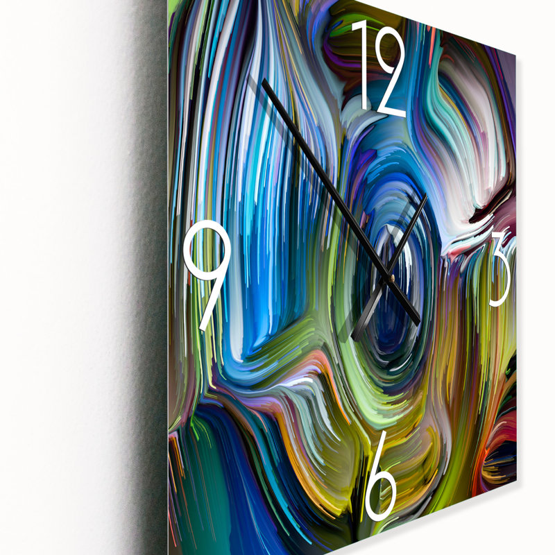 Color Fusion - Horloge murale moderne, Petit