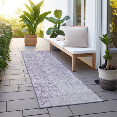 Lamanna Washable Oriental Indoor / Outdoor Rug