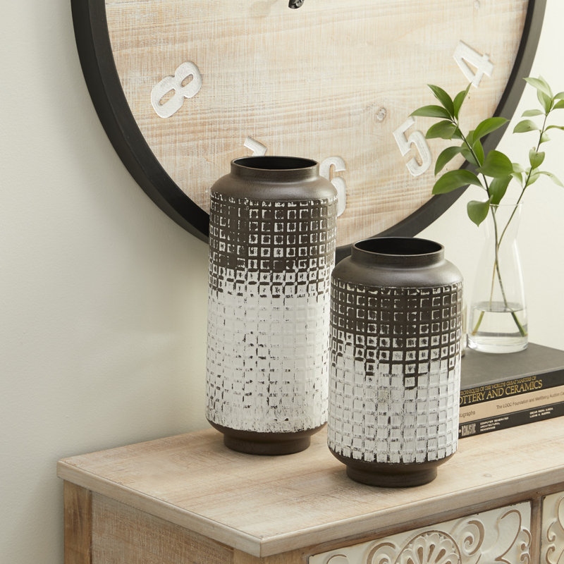 Metal Table Vase