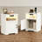 Hartwell 2 Piece Bedroom Set - 7 Drawer Dresser And 2 Nightstands With Led Lighting And Power Outlets-2104212583