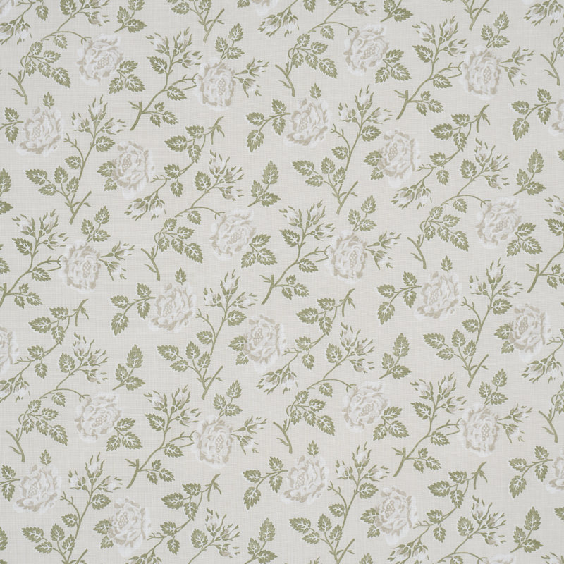Schumacher X Veere Grenney Lavinia Fabric, Green
